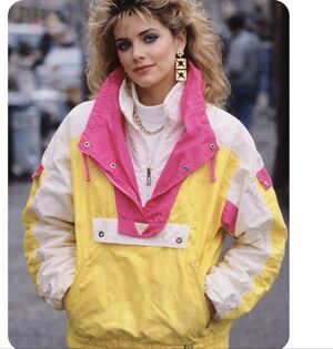 Fera Retro Vintage Ski Jacket 80's 90's Womens Sz 6